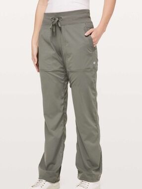 Lululemon Dance Studio Mid-Rise Pant *Regular In Grey Sage Size 10